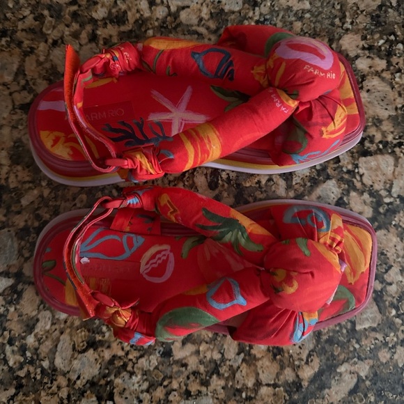 FARM Rio Fruit Print Puffy Platform Sandals - Picture 6 of 8